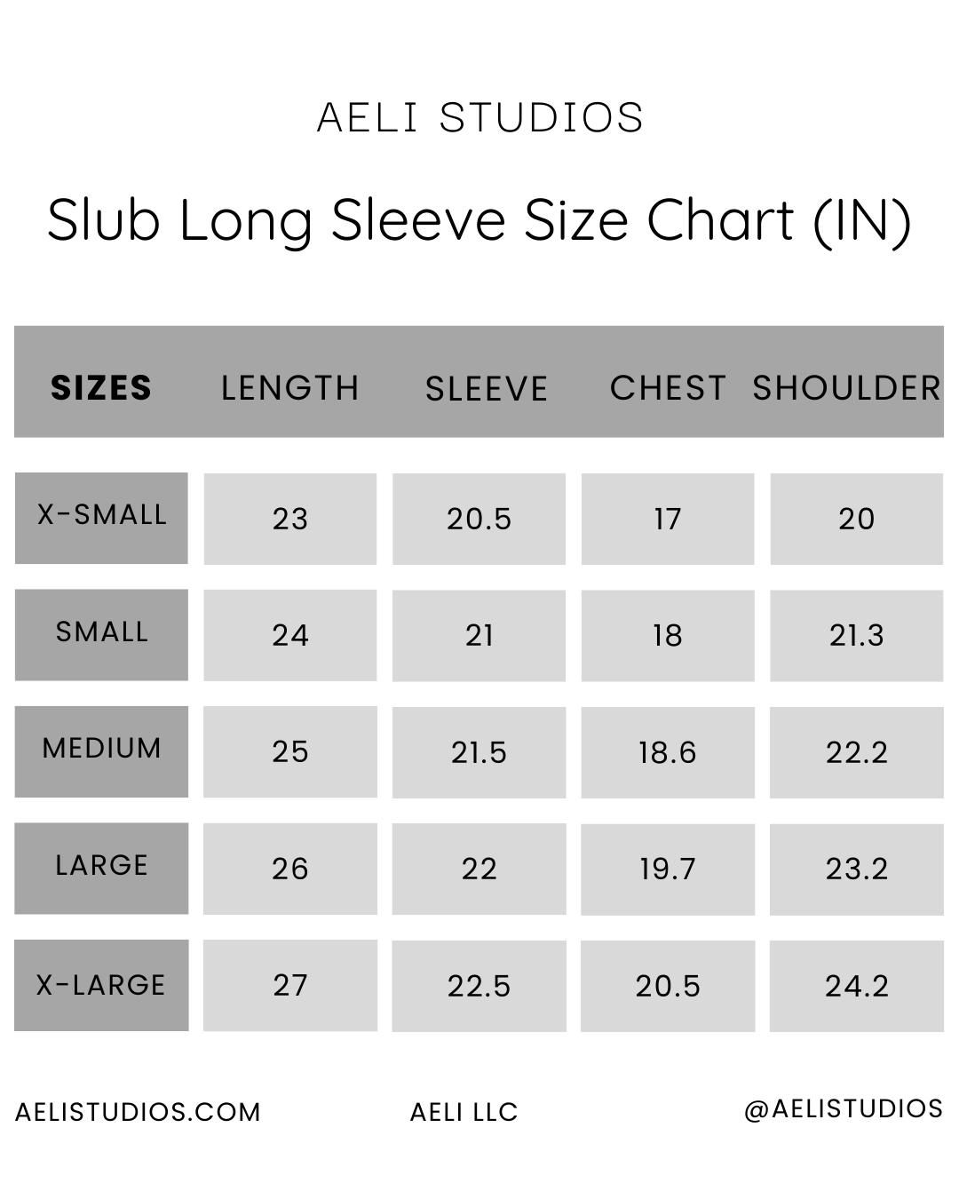 Aeli Studios Slub Long Sleeve